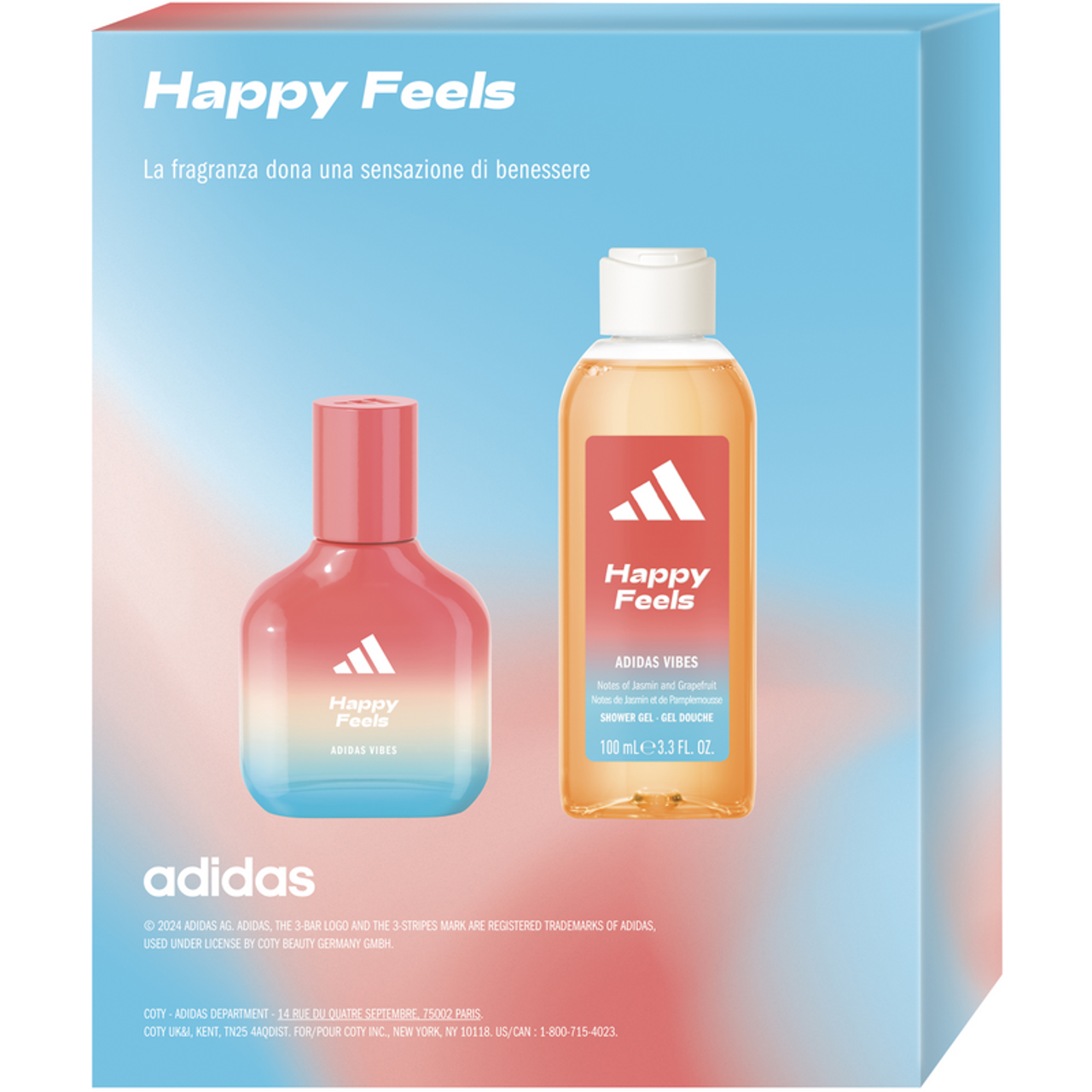 ADIDAS VIBES KIT D EDP30+SG100 FEEL