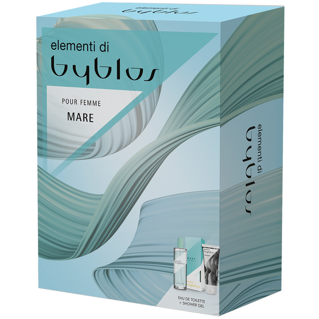 BYBLOS - Cofanetto Mare Pour Femme - Eau De Toilette 120 Ml + Gel Doccia 200 Ml
