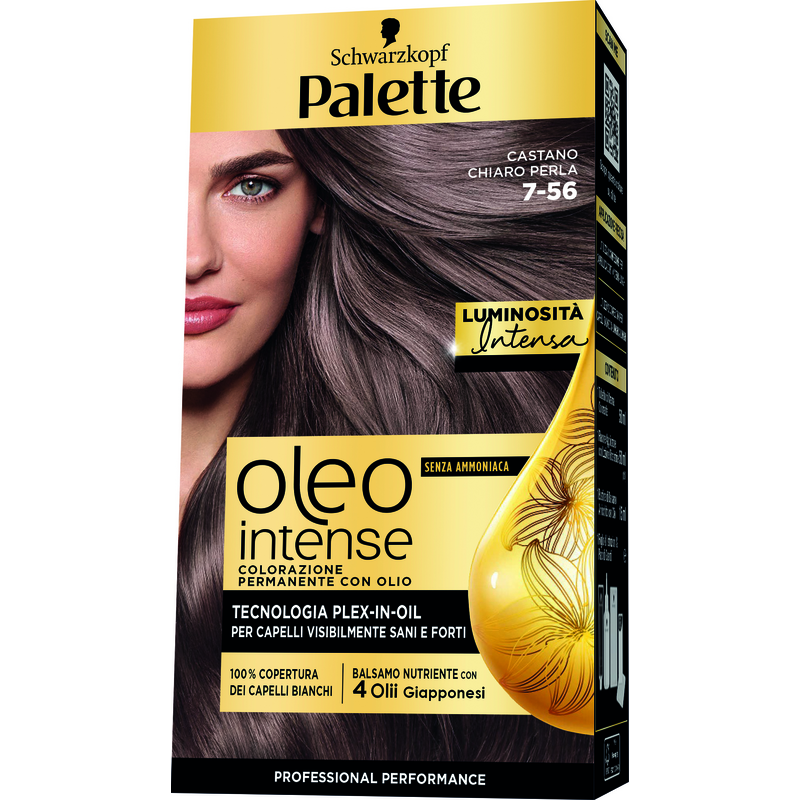 Palette - Oleo Intense - Colorazione Permanente Con Olio N.7-56 Castano Chiaro Perla