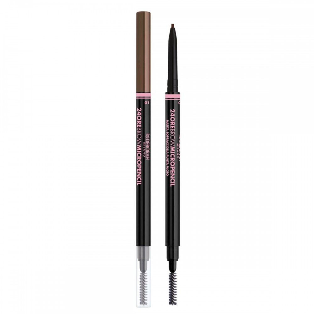DEBORAH - 24 Ore Brow Micropencil - Matita Per Sopracciglia A Punta Micro N. 04 Brunette