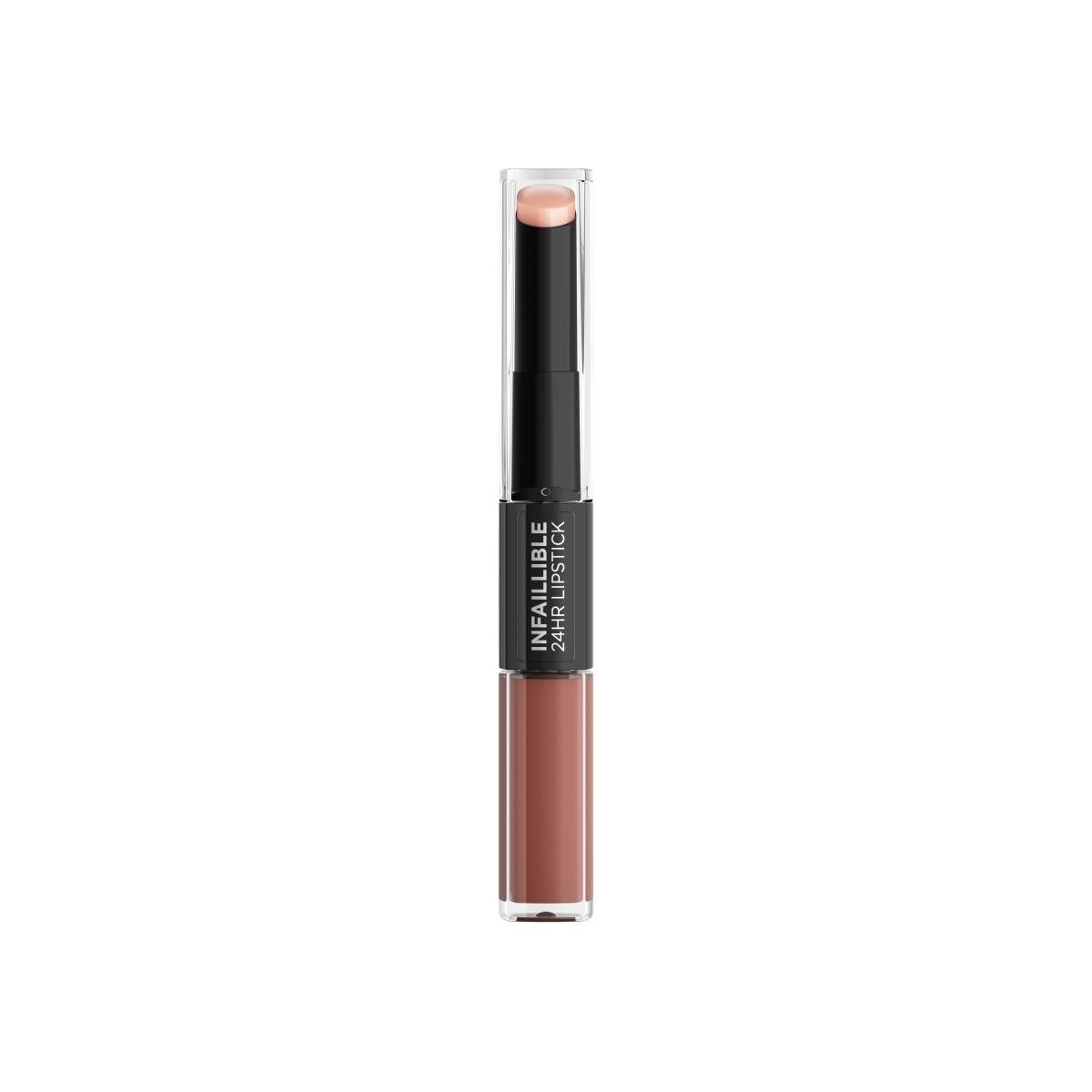 L’OREAL PARIS - Infallible 2 Step 24HR Lipstick - Rossetto Brillante N.215 Wine O'Clock