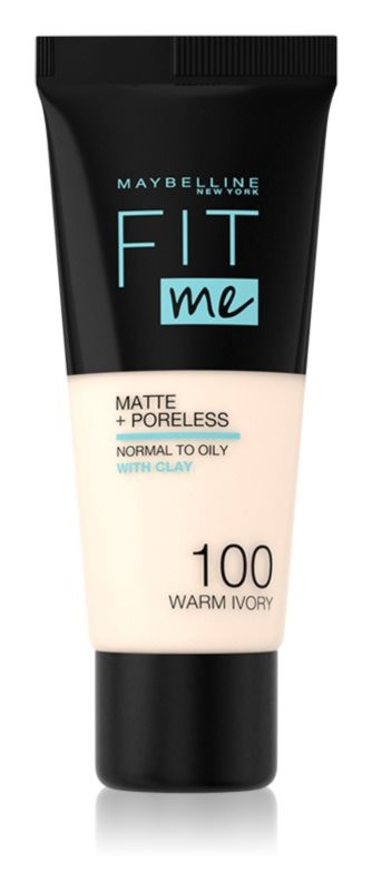 MAYBELLINE - Fit Me Matt &amp; Poreless - Fondotinta Liquido N. 130 Buff Beige