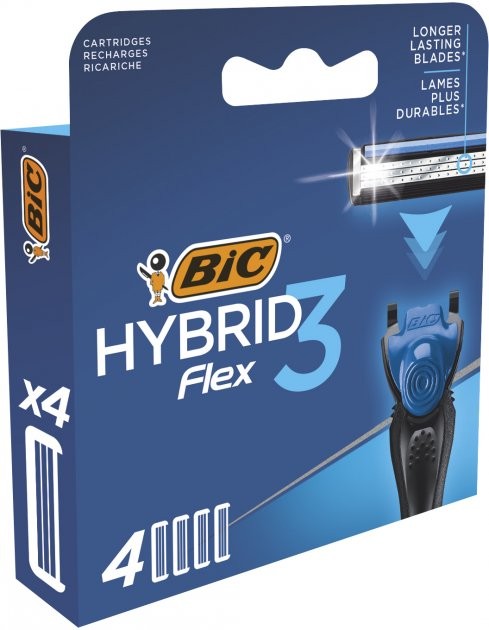 BIC HYBRID FLEX 3 LAME X 4
