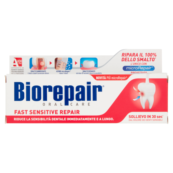 Biorepair Dentifricio Fast Sensitive 60 ml