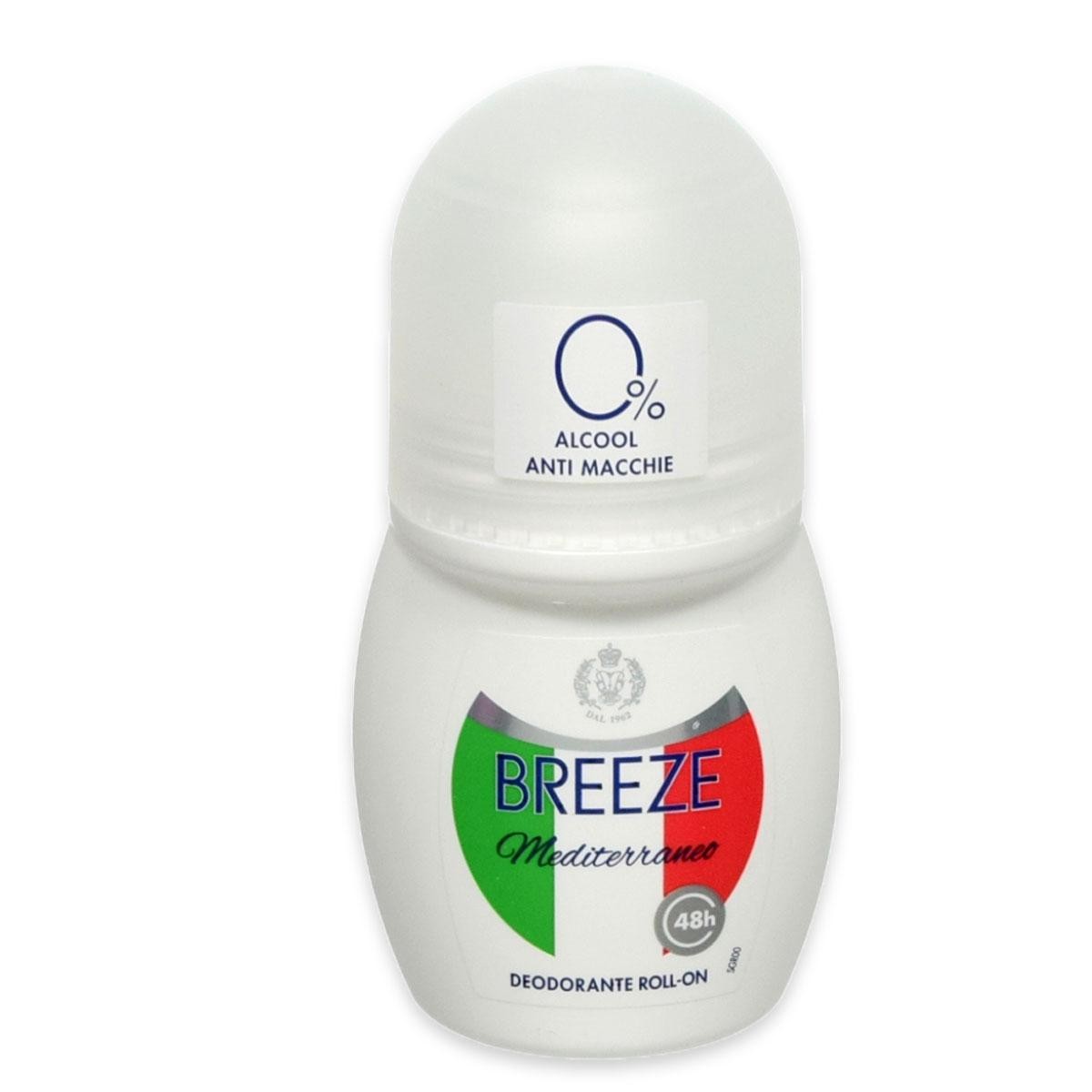 BREEZE - Mediterraneo - Deodorante Roll On 50 ml
