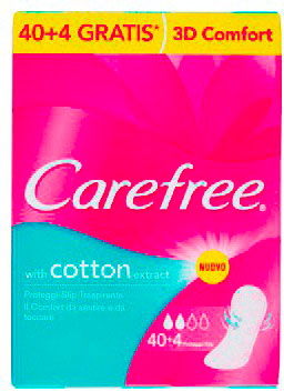 Carefree Proteggi Slip Anatomici Scatola 44 Salva Slip