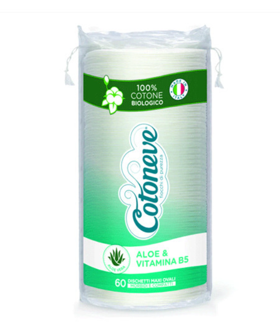 COTONEVE DISCH L/TRUC ALOE X 60