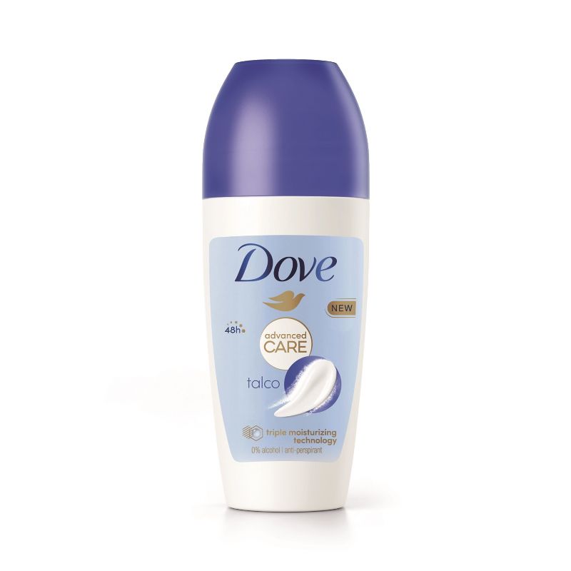 DOVE - Advanced care talco - deodorante roll-on 50 ml