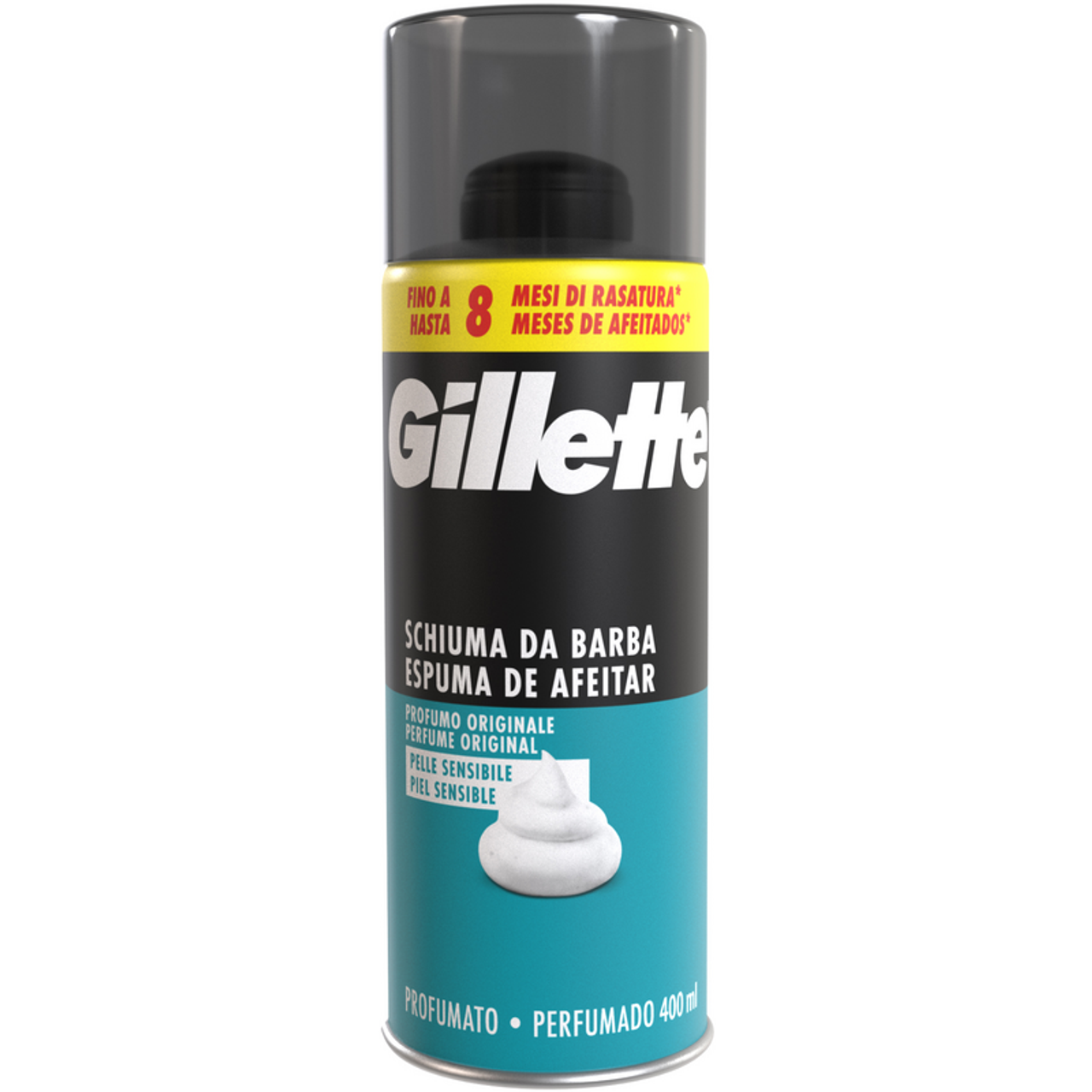 GILLETTE SPUMA P SENSIBILE 400 ML