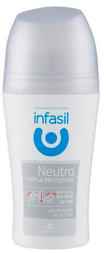 INFASIL - Neutro Tripla Protezione - Deodorante Roll-on 50 ml