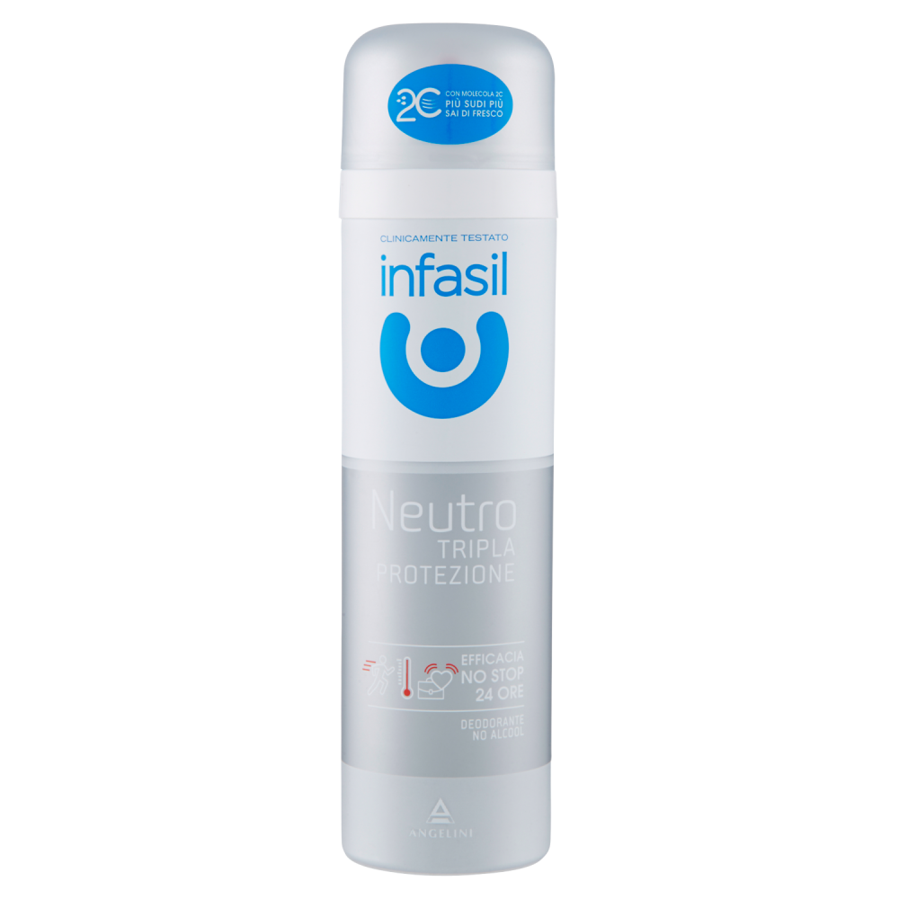 INFASIL - neutro tripla protezione - deodorante spray 150 ml