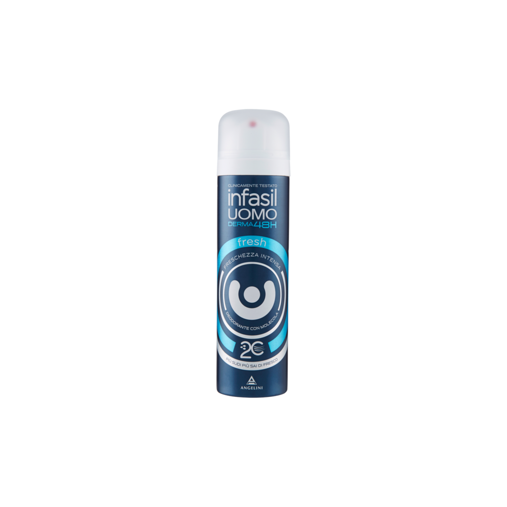 INFASIL - Uomo Derma48H Fresh - deodorante spray efficacia 48 ore 150 ml