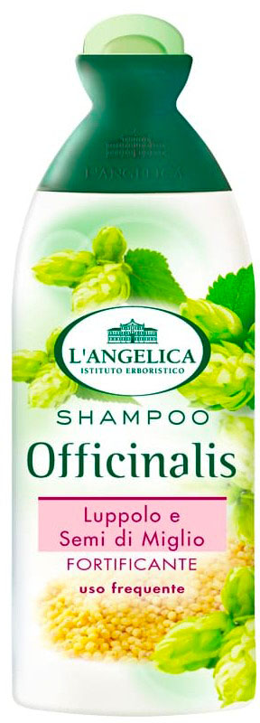 L'Angelica - shampoo fortificante per capelli uso frequente con Luppolo E Semi Di Miglio 250 ml