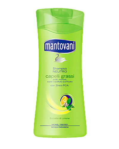 MANTOVANI - Shampo Neutro per capelli grassi 400 ml
