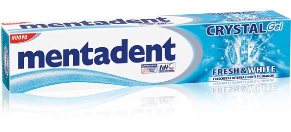 MENTADENT DENTIFRICIO 75ML CRYSTAL GEL