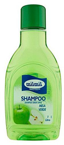 MIL MIL - shampoo per capelli grassi purificante alla mela verde 1000 ml