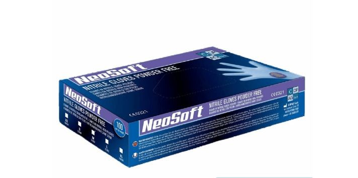 NEOSOFT 100 GUANTI NITRILE B MIS L