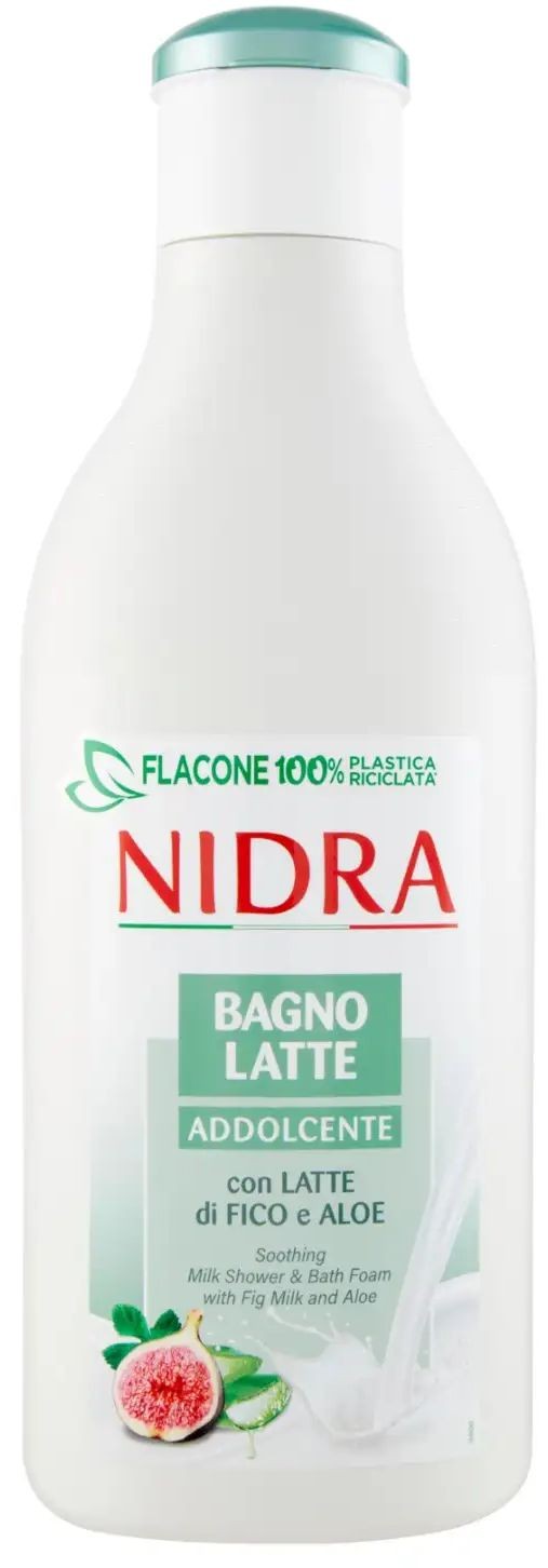 NIDRA - Bagnolatte Addolcente con Latte di Fico e Aloe 750 Ml
