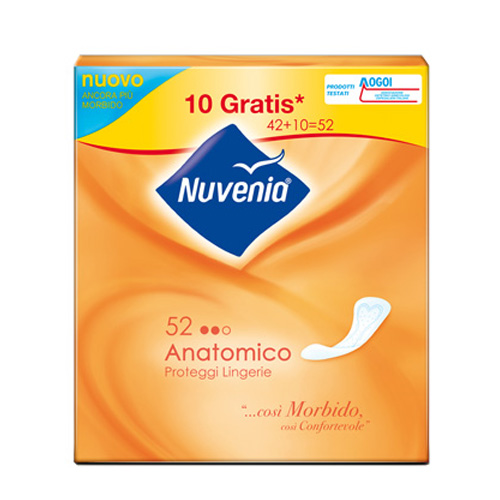 Nuvenia Proteggi-slip Anatomico Uso Quotidiano 52 Pezzi