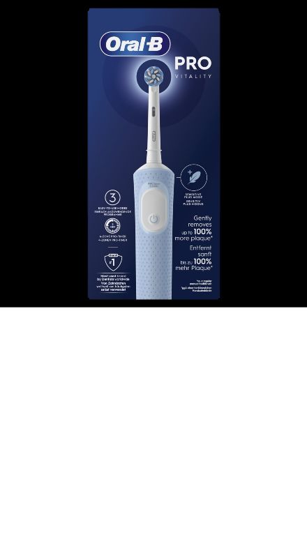 ORAL B SPAZZOLINO ELETTRICO VITAL PRO BLUE SENSIT