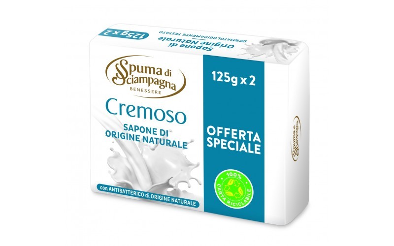SPUMA DI SCIAMPAGNA - Cremoso - 2 Saponette Da 125 G