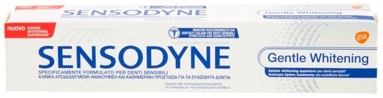 Sensodyne Dentifricio Gentle Whitening per Denti Sensibili Effetto Sbiancante 75 ml