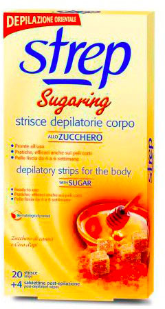 Strep Sugaring Strisce Corpo 20 Pezzi