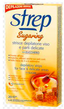 Strep Sugaring Strisce Viso 20 Pezzi