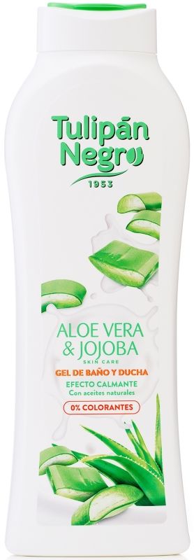 TULIPAN NEGRO - Skin Care Aloe Vera & Jojoba - Gel Da Bagno Idratante 650 Ml