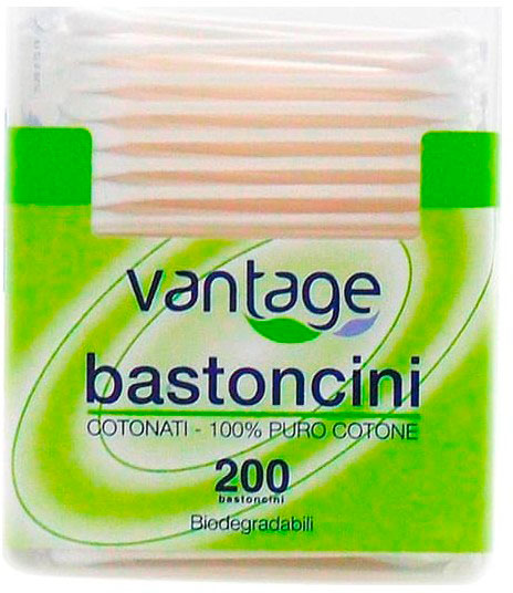 Vantage Bastoncini Biodegrab 200pezzi