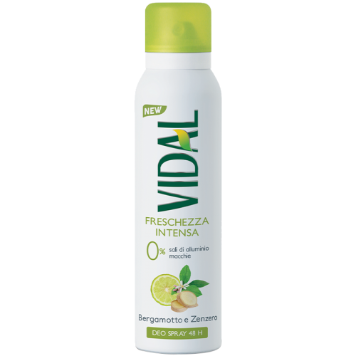 VIDAL - Bergamotto & Zenzero - Deodorante Spray 150 ml