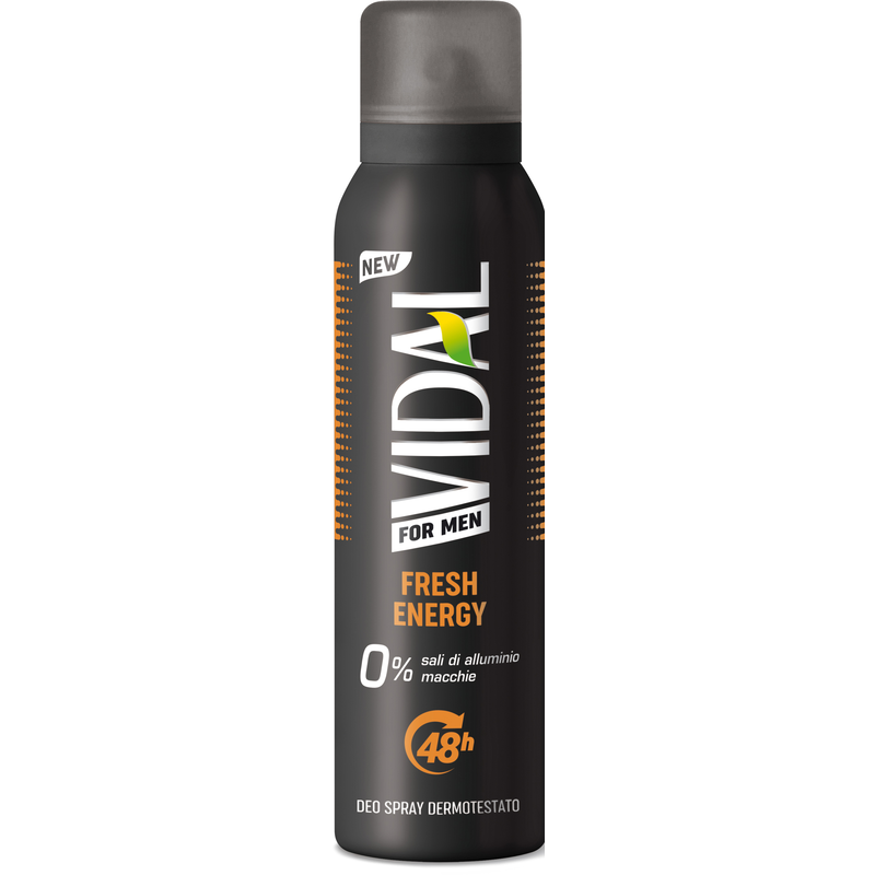 VIDAL - For Men Fresh Energy - deodorante spray 150 Ml