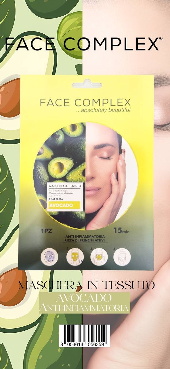 F COMPLEX MASK TESSUTO AVOCADO