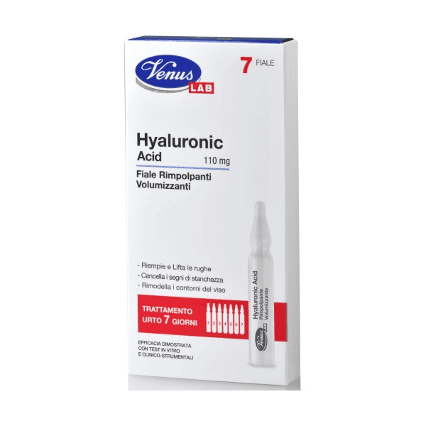VENUS - Hyaluronic Acid 110 mg - trattamento rimpolpante e volumizzante 7 fiale