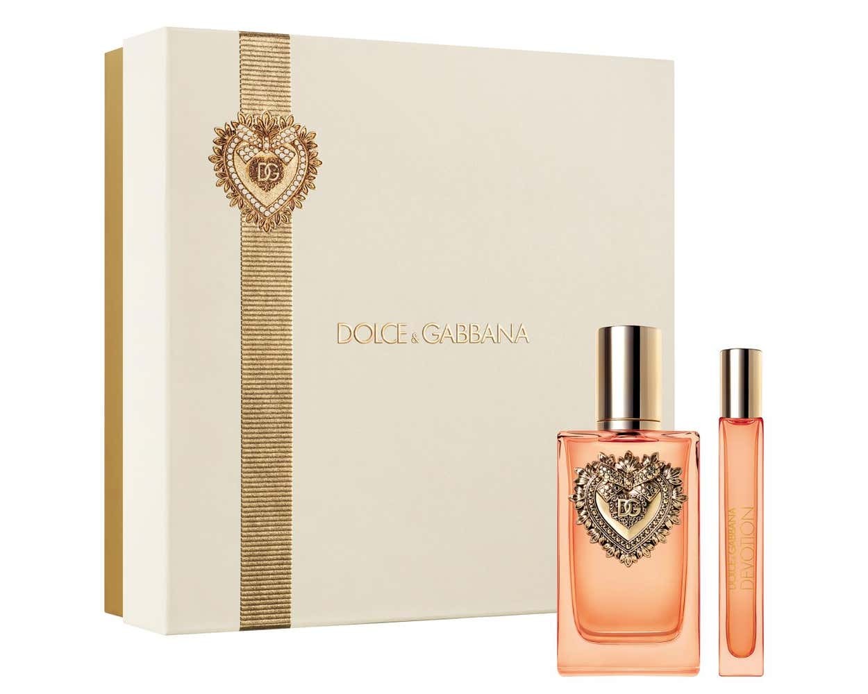 Dolce &amp; Gabbana Cofanetto Devotion Eau De Parfum Intense 100ml con Travel Spray 10ml