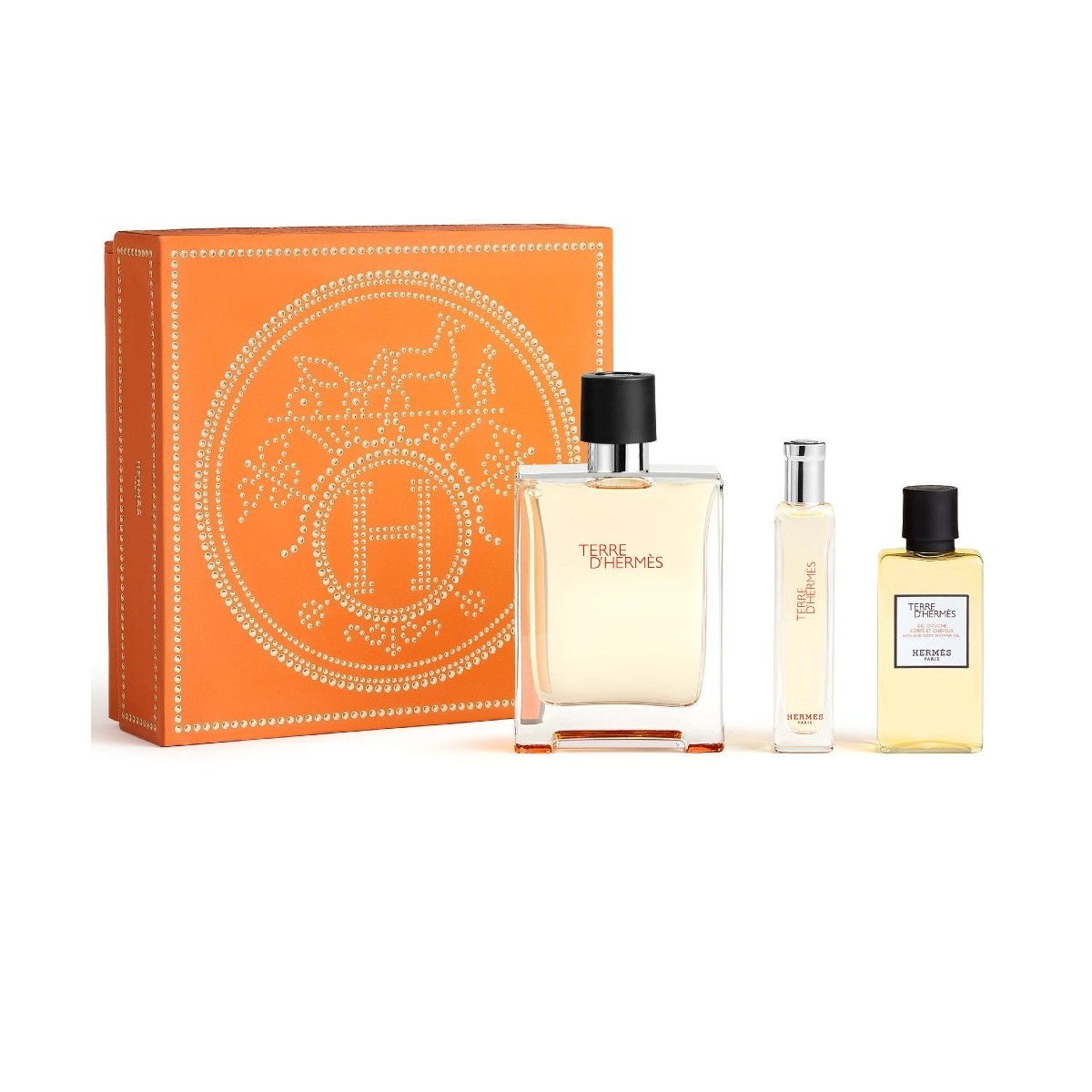 HERMES - Cofanetto Terre D'Hermes - Eau De Toilette 100+15ml + Showergel 40ml