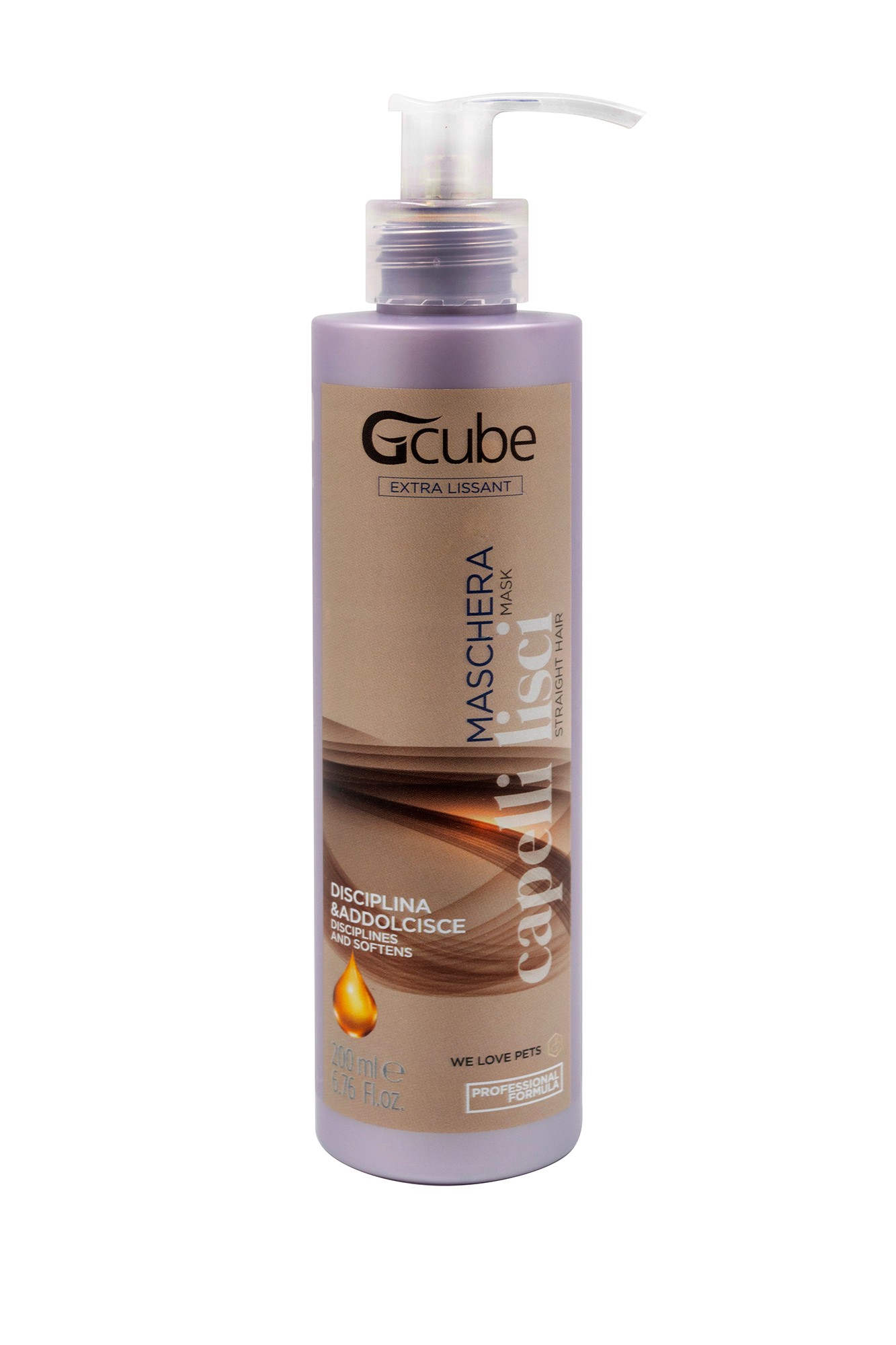 GCUBE - maschera extra lisciante - 200 ml