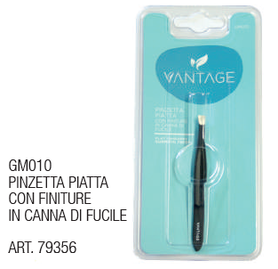 Pinzetta Piatta Con Finuture In Canna Di Fucile Gm010