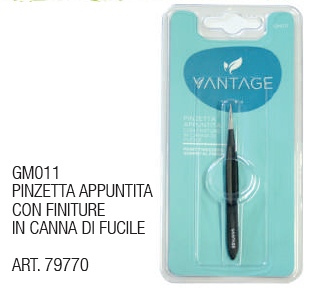 Pinzetta Appuntita Con Finiture In Canna Di Fucile Gm011