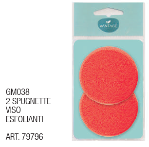 Spugnetta Viso Esfoliante 2 Pezzi Gm038
