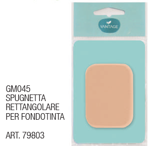 Spugnetta Rettangolare Per Fondotinta Gm045