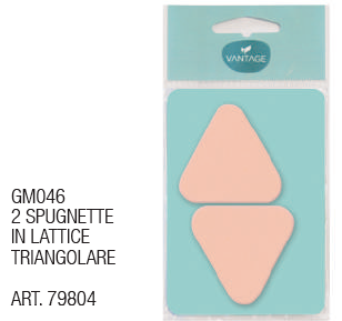 Spugnette In Lattice Triangolari 2 Pezzi Gm046