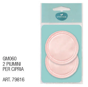 Piumini Per Cipria 2 Pezzi Gm060