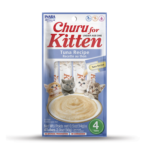 Inaba Gatto Snack Churu Kitten Cf. (4X14) Gr Ricetta Di Tonno