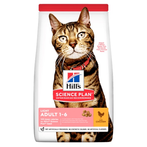 Hill's Feline Adult Light Chicken 7 Kg New-image