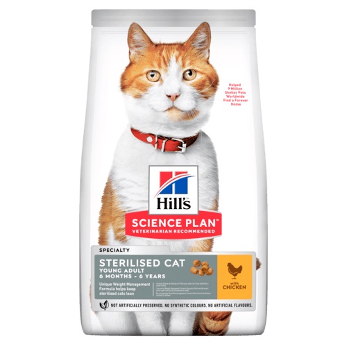 Hill'S Feline Adult Sterilised Pollo 7 Kg