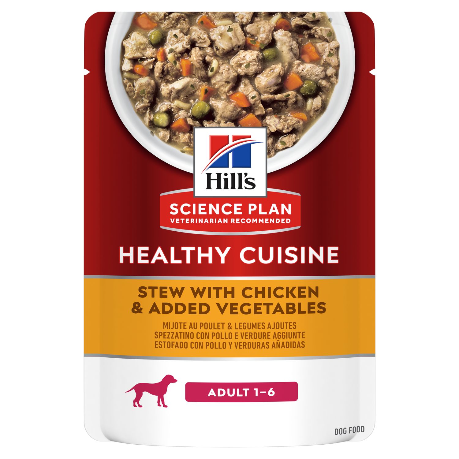 Hill'S Canine Adult Medium&amp;Large Spezzatino Pollo &amp; Verdure 90 Gr