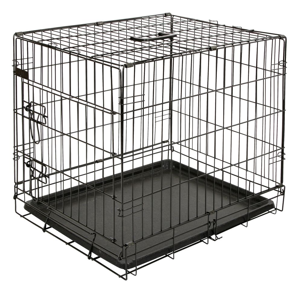 Kerbl Cane Trasportino Pieghevole 2 Porte 92X63X74 Cm Nero