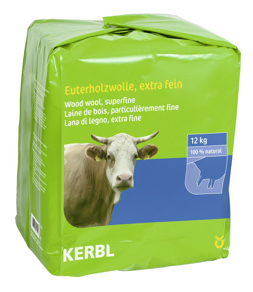 Kerbl Bovini Lana Di Legno Per Mammelle 12 Kg