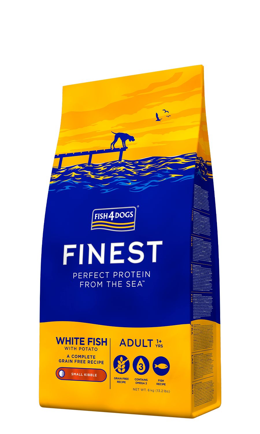 Fish4Dogs Cane Finest Adulto Pesce Bianco Small 6 Kg